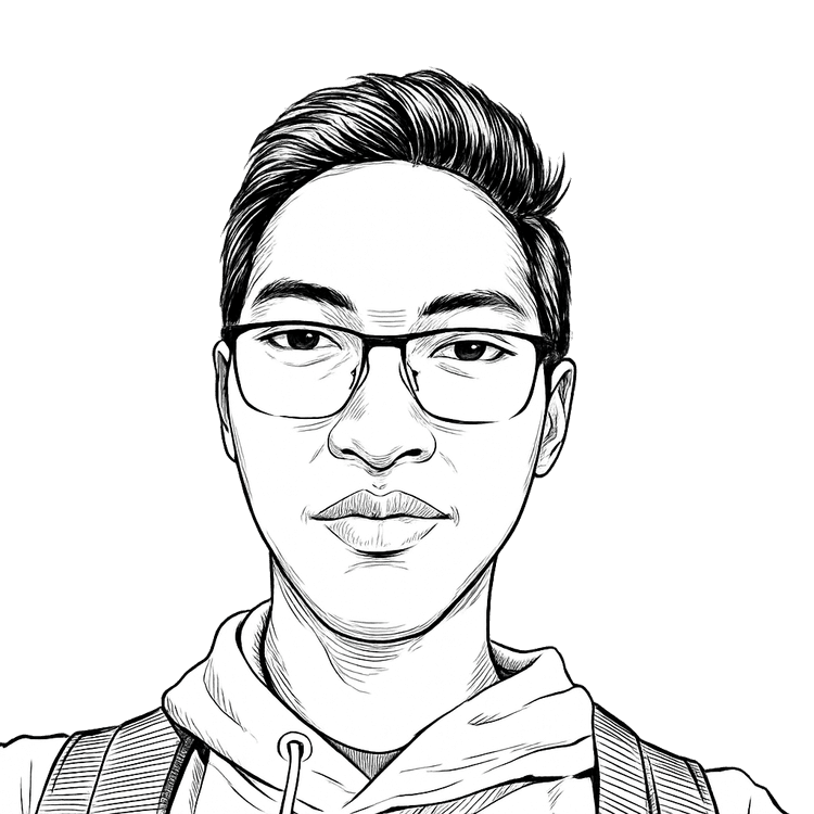 Portrait dessine de Herizo